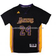 Maillot Manche Courte Los Angeles Lakers Bryant Noir