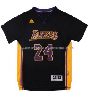 Maillot Manche Courte Los Angeles Lakers Bryant Noir