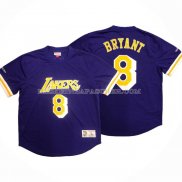 Maillot Manche Courte Los Angeles Lakers Kobe Bryant NO 8 Volet