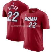 Maillot Manche Courte Miami Heat Jimmy Butler Statement Rouge