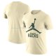 Maillot Manche Courte Milwaukee Bucks Essential Jumpman Creme
