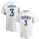 Maillot Manche Courte Oklahoma City Thunder Josh Giddey Blanc