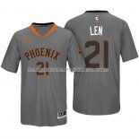 Maillot Manche Courte Phoenix Suns Len Gris
