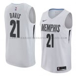 Maillot Memphis Grizzlies Deyonta Davis Ciudad 2018 Blanc