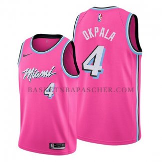 Maillot Miami Heat Kz Okpala Earned 2019-20 Rosa