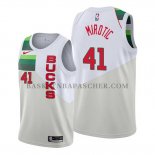 Maillot Milwaukee Bucks Nikola Mirotic Earned Blanc