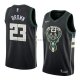 Maillot Milwaukee Bucks Sterling Brown Statement 2018 Noir