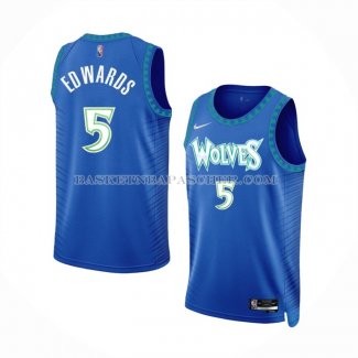 Maillot Minnesota Timberwolves Anthony Edwards Ville Bleu