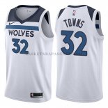 Maillot Minnesota Timberwolves Karl Anthony Towns 2017-18 Blanc