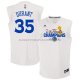 Maillot NBA Campeon Final Golden State Warriors Durant 2017 Blan