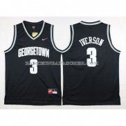 Maillot NCAA Georgetown Hoyasn Allen Iverson Noir