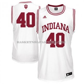 Maillot NCAA Indiana Hoosiers Cody Zeller Blanc