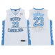 Maillot NCAA North Carolina Jordan Blanc