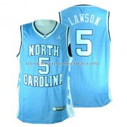 Maillot NCAA North Carolina Lawson Bleu