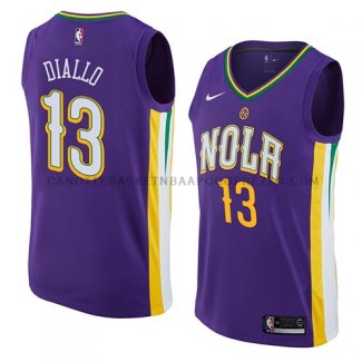 Maillot New Orleans Pelicans Cheick Diallo Ciudad 2018 Volet