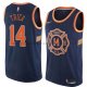 Maillot New York Knicks Allonzo Trier Ciudad 2018 Bleu