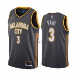Maillot Oklahoma City Thunder Chris Paul Ville Noir Maillot Oklahoma City Thunder Chris Paul Ville Noir