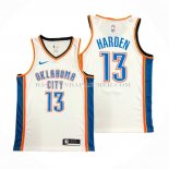Maillot Oklahoma City Thunder James Harden NO 13 Association Blanc Maillot Oklahoma City Thunder James Harden NO 13 Association Blanc