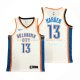 Maillot Oklahoma City Thunder James Harden NO 13 Association Blanc