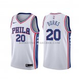 Maillot Philadelphia 76ers Alec Burks Association Blanc Maillot Philadelphia 76ers Alec Burks Association Blanc