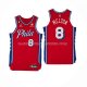 Maillot Philadelphia 76ers De'Anthony Melton NO 8 Ville 2024-25 Rouge
