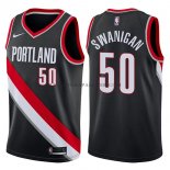 Maillot Portland Trail Blazers Caleb Swanigan Icon 2017-18 Noir