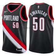 Maillot Portland Trail Blazers Caleb Swanigan Icon 2017-18 Noir