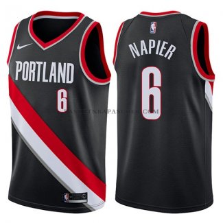 Maillot Portland Trail Blazers Shabazz Napier Icon 2017-18 Noir