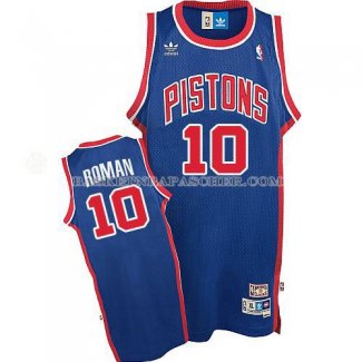 Maillot Retro Detroit Pistons Rooman Bleu