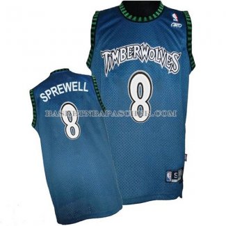 Maillot Retro Minnesota Timberwolves Mssury Bleu