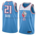 Maillot Sacramento Kings Deyonta Davis Ciudad 2018 Bleu