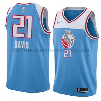 Maillot Sacramento Kings Deyonta Davis Ciudad 2018 Bleu