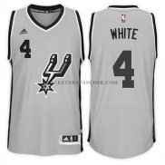 Maillot San Antonio Spurs Derrick White Alternate 2017-18 Gris