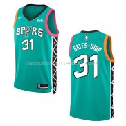 Maillot San Antonio Spurs Keita Bates-Diop NO 31 Ville 2022-23 Vert