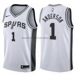 Maillot San Antonio Spurs Kyle Anderson Association 2017-18 Blan