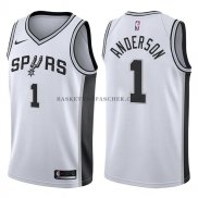 Maillot San Antonio Spurs Kyle Anderson Association 2017-18 Blan