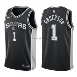 Maillot San Antonio Spurs Kyle Anderson Icon 2017-18 Noir