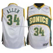 Maillot Seattle Supersonics Allen Blanc
