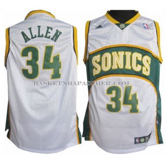 Maillot Seattle Supersonics Allen Blanc