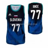 Maillot Slovenia Luka Doncic NO 77 Tokyo 2021 Bleu2