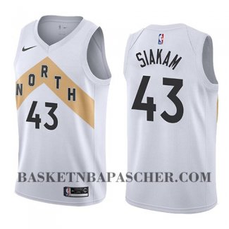 Maillot Toronto Raptors Pascal Siakam Ciudad 2018 Blanc