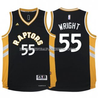 Maillot Toronto Raptors Wright Noir Or