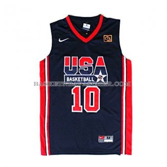 Maillot USA 1992 Drexler Noir