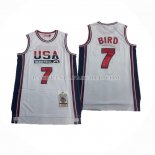 Maillot USA 1992 Larry Bird NO 7 Blanc1