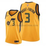 Maillot Utah Jazz Justin Wright Foreman Statement 2019-20 Or