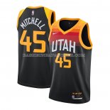 Maillot Utah Jazz Onovan Mitchell Ville 2020-21 Noir