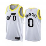 Maillot Utah Jazz Talen Horton-tucker NO 0 Association 2022-23 Blanc