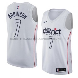 Maillot Washington Wizards Devin Robinson Ciudad 2018 Blanc