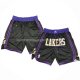 Short Los Angeles Lakers Ville Just Don 2023-24 Noir