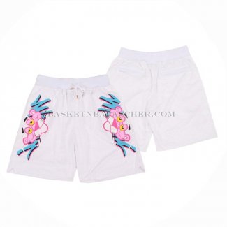 Short Miami Heat Pink Panther Blanc